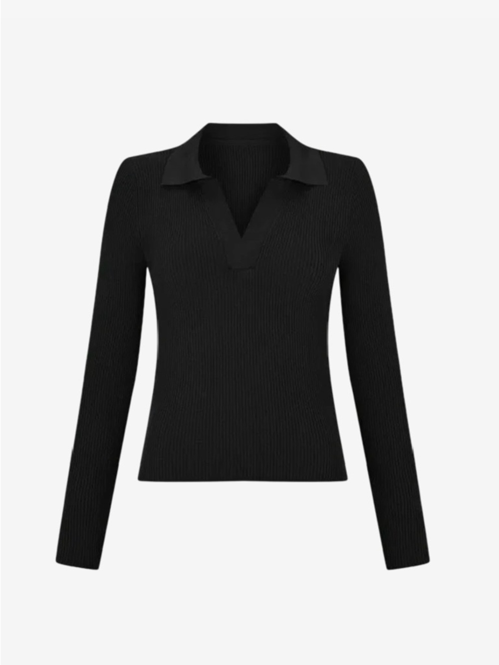 Frank & Oak Long-Sleeve Polo Top